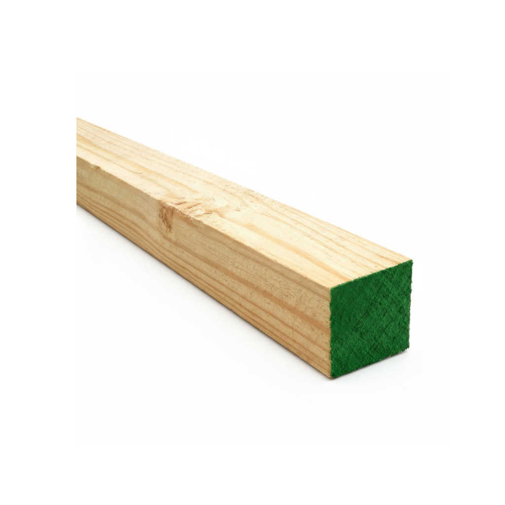 Liston de pino 2x2 pulgadas